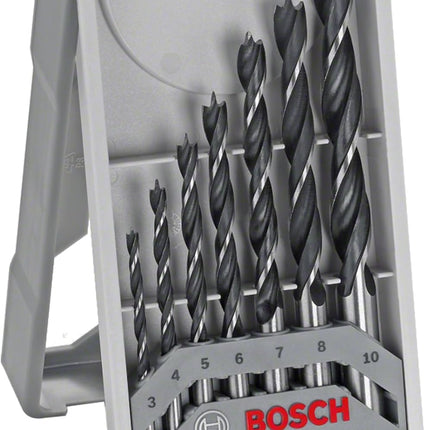 XPro Line Wood Drill Bit Set C3/4/5/6/7/8/10MM 7pcs , 2607017034