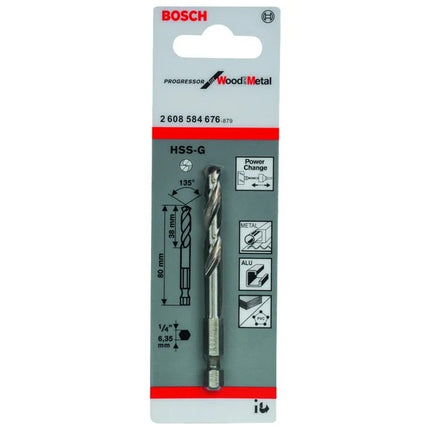 Bosch Tools,2608584676,HEX HSS-G Hole Saw Pilot Drill 80mm