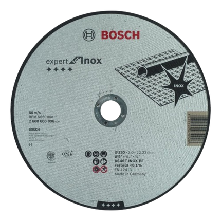 Bosch Tools,2608600096,Cutting Disc Expert for Inox 230x2x22.23mm