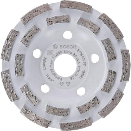 Bosch Tools,2608601761,Diamond Grinding Head Expert for Concrete Double Row -115mm