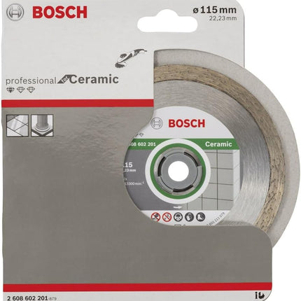 Diamond Cutting Disc Standard for Ceramic 115x1.6x7mm , 2608602201