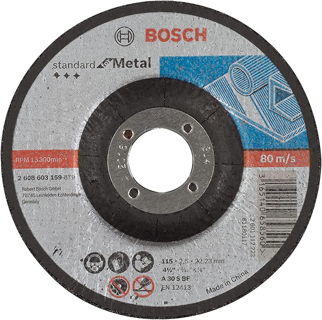 Bosch Tools,2608603159,Cutting Disc Standard for Metal 115x2.5x22.23mm