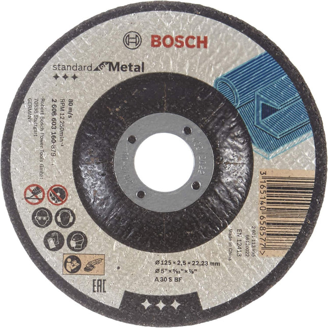 Bosch Tools,2608603160,Cutting Disc Standard for Metal 125x2.5x22.23mm