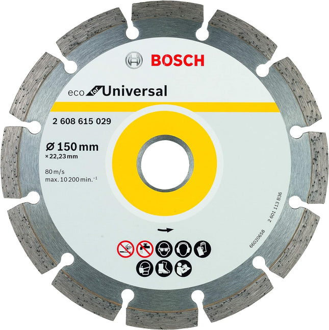 Bosch Tools,2608615029,Segmented Diamond Cutting Disc ECO for Universal 150mm