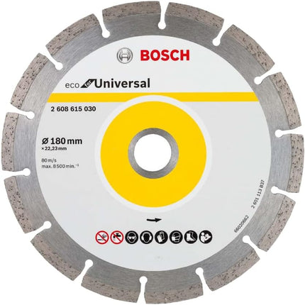 Bosch Tools,2608615030,Segmented Diamond Cutting Disc ECO for Universal 180mm