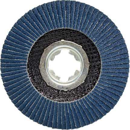 Flap Disc Best for Metal X571 X-LOCK angled version, fiber plate, 115mm, G60 , 2608619198