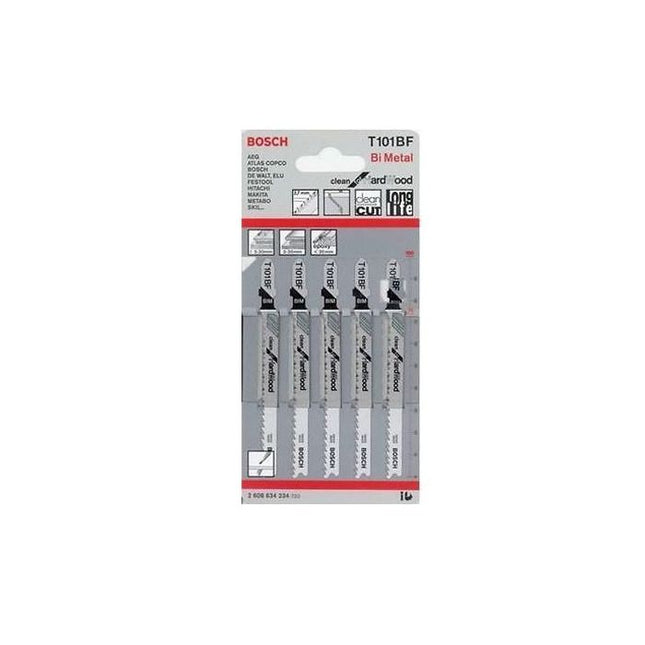 Bosch Tools,2608634234,Jigsaw blade T 101BF for Wood 5 pc(s)