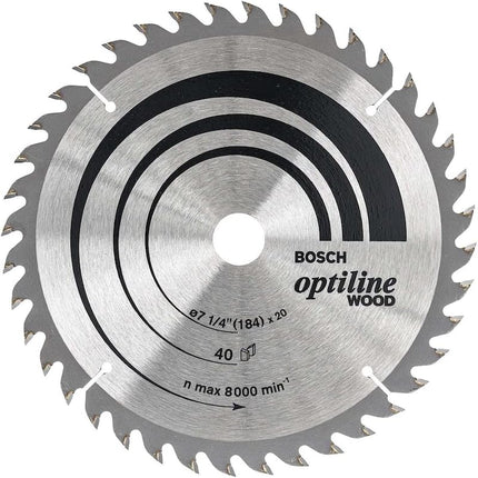 Bosch Tools,2608640853,CSB Optiline Wood H 184x20mm-40