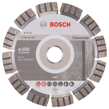 BoschTools,2608602653,Diamond cutting disc | best for concrete - 150 mm