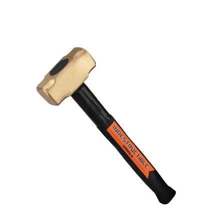 8901486347028grozBrass Head Sledge Hammer 1.8 KG with 30 Inch Indestructible Handle | SHID 4 30 BR