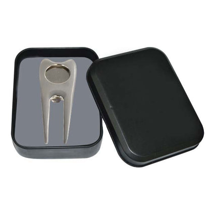 GADT 235Toolmart GiftsBRUGG - Divot Tool With Ball Marker in a Tin Box