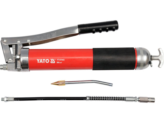 YT-07043Yatoمسدس التزييت اليدوي المهني YATO بسعة 800 مل ضغط عالي