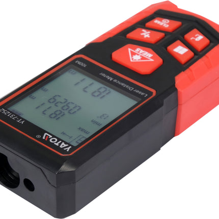 YT-731252Yatoجهاز قياس المسافة بالليزر YATO YT-731252 100 متر احترافي