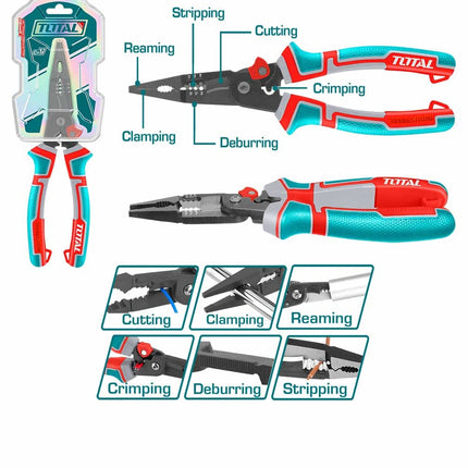 THTMF286Total ToolsTHTMF286 كماشة متعددة الوظائف 6 في 1