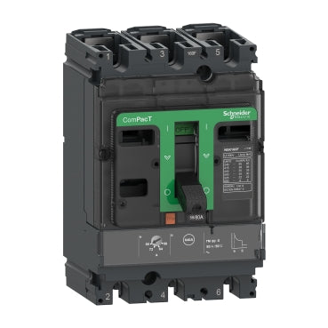 Schneider Electric,C25F3TM200C,NSX250F 36kA AC 3P3D 200A TMD 50 °C