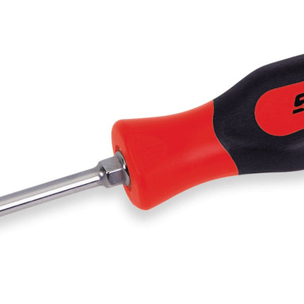 SHD8RSnap-Onمفك براغي Snap-on بطرف مسطح Instinct قبضة صلبة قياسي أحمر 7-29/32