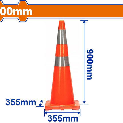 WYJ1A90Wadfow مخروط المرور PVC WADFOW 90 سم