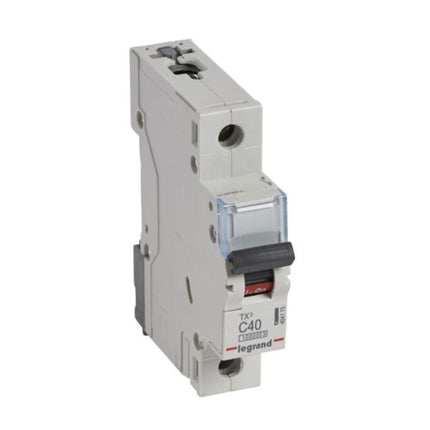 404175Legrandقاطع الدائرة MCB TX3 10000A أحادي القطب 40A منحنى C