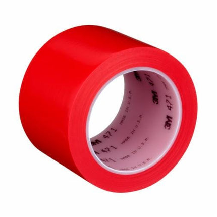 70001224743Mشريط 3M الفينيل 471 أحمر 3 بوصة درجة صناعية