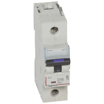410187Legrandقاطع دارة Legrand DX3 أحادي القطب 16A منحنى D