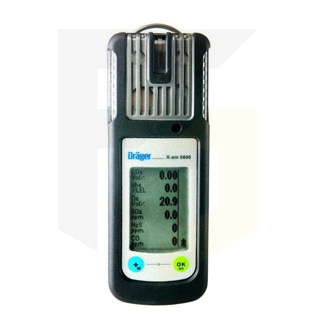 DRA-3359313Drägerكيت كاشف الغاز متعدد الغازات درايجر X-am 5600 مع LEL و CO و O2 و H2S