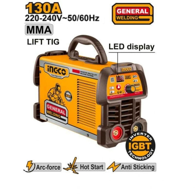 ING-MMA13059INGCOمكنة لحام انفرتر INGCO ING-MMA13059 130A IGBT انفرتر MMA