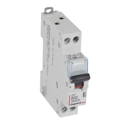 407479Legrandقاطع دارة Legrand DX3 بقطب واحد محايد 40A منحنى B