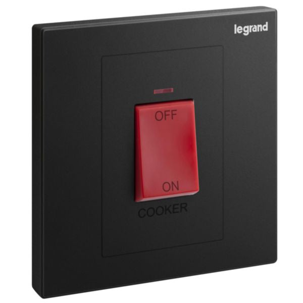 282428-CLegrandليجراند جاليون مفتاح 1-جانج 45 أمبير أسود