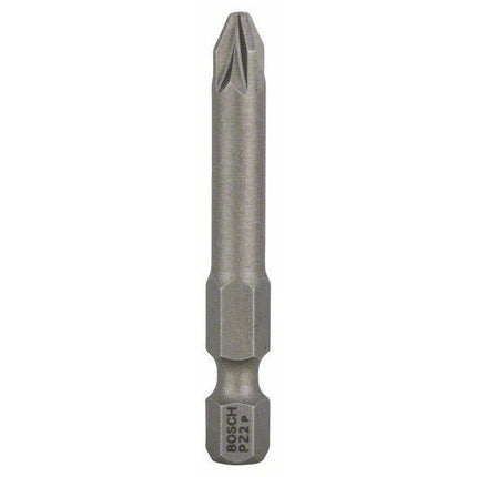 Screwdriver Bit PZ2 49mm 1/4" E6.3 Shank Extra-Hard 3pcs