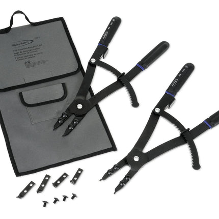 PR215Snap-Onمجموعة كماشات الحلقات المرنة 2 قطعة Blue-Point 15 بوصة