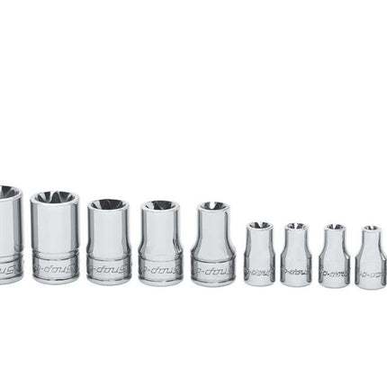 210AFLEYSnap-Onمجموعة مقابس توركس الضحلة 10 قطع من سناب أون