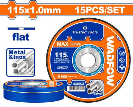 WAC2L45Wadfow مجموعة أقراص قطع المعادن الكاشطة من وادفو