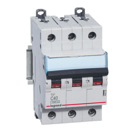 404226Legrandقاطع دارة Legrand MCB TX3 10000A ثلاثي الأقطاب 40A منحنى C