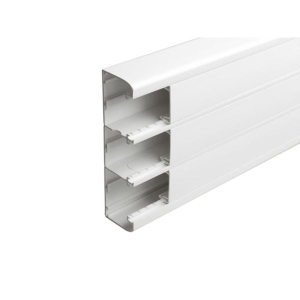 075606Legrandتجهيزات Legrand DLP ذات 3 حجرات قابلة للتثبيت السريع بيضاء 50x180mm طول 2m