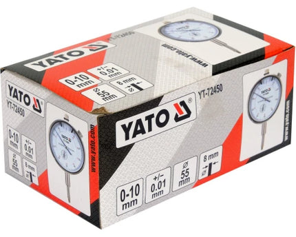 YT-72450Yatoمؤشر قياس الرنين YATO YT-72450 بمدى 0-10 ملم