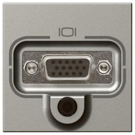 572788Legrandمنفذ Legrand Arteor HD15 بـ 3.5 ملم Jack توصيل طرفي برغي مغنيسيوم
