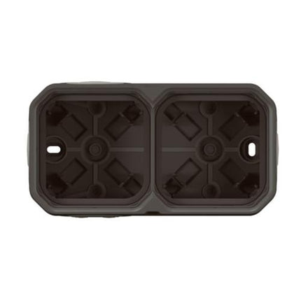069602LLegrandصندوق سطحي ثنائي الحجرات Legrand Plexo IP55 أنثراسايت