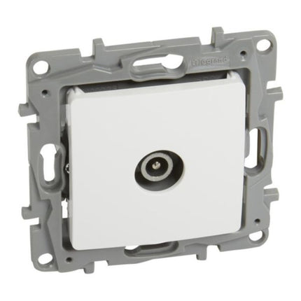 764555Legrandمقبس طرفي تلفزيون ذكر Legrand Niloé أبيض 764555