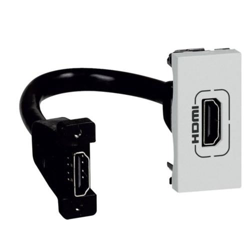 572517Legrandمقبس HDMI موصول مسبقاً من Legrand Arteor بـ 1 وحدة مربعة ألومنيوم ناعم
