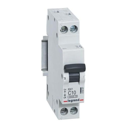 419497Legrandقاطع دارة Legrand RX3 MCB قطب واحد محايد 10A منحنى C