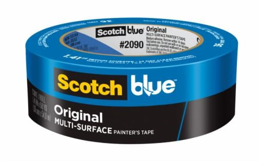 000511413188373Mشريط الرسام الأصلي ScotchBlue 2090 شريط إخفاء أزرق