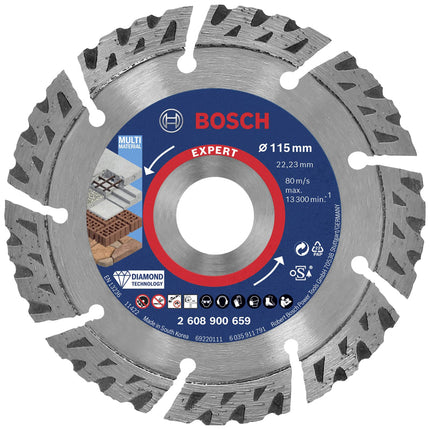 Diamond Cutting Disc - Multi Material  | 115x22.23x2.2x12