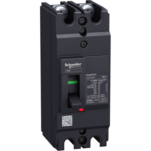 Mccb - ezc100 25ka/400v 2p 80A | Curcuit Breakers | Toolmart