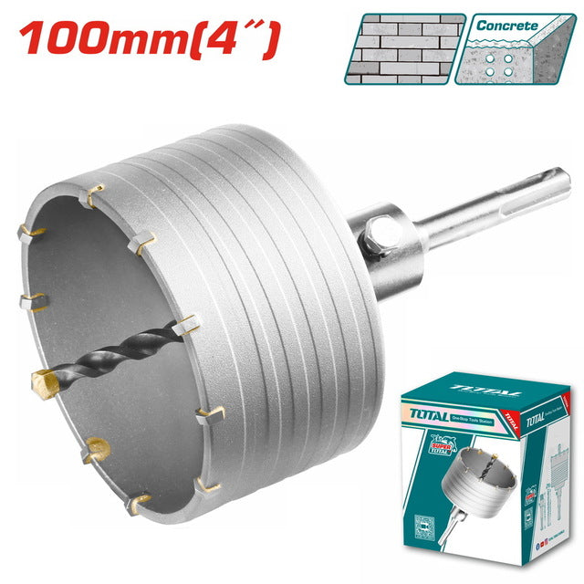 TAC431001Total Toolsرأس الحفر الكلي SDS Plus 100 مم