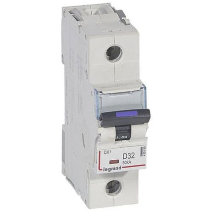 410190Legrandقاطع دارة Legrand DX3 أحادي القطب 32A منحنى D