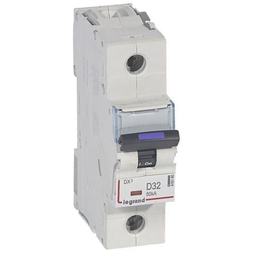 410190Legrandقاطع دارة Legrand DX3 أحادي القطب 32A منحنى D