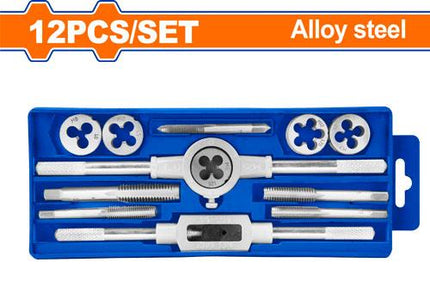 WAJ1L01Wadfow مجموعة صنبور وموت قياس 12 قطعة