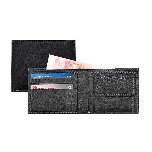 LASN 652 BioToolmart GiftsCANCUN - SANTHOME Men's Wallet In Genuine Leather (Anti - microbial)