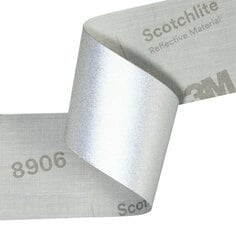 71003009103Mمادة 3M Scotchlite العاكسة 8906 نسيج فضي رول