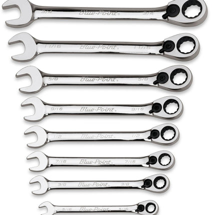 BOER708Snap-Onمجموعة مفاتيح 8 قطع بنظام SAE بزاوية 15°